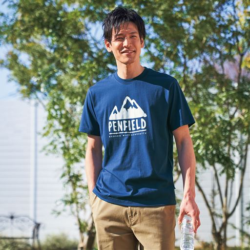 ドライ・プリント半袖Tシャツ(ペンフィールド)(吸汗・速乾機能付き)