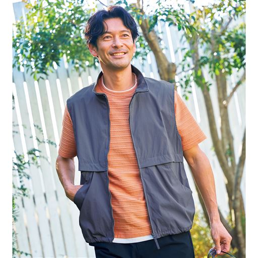 はっ水・裏メッシュヨコストレッチベスト