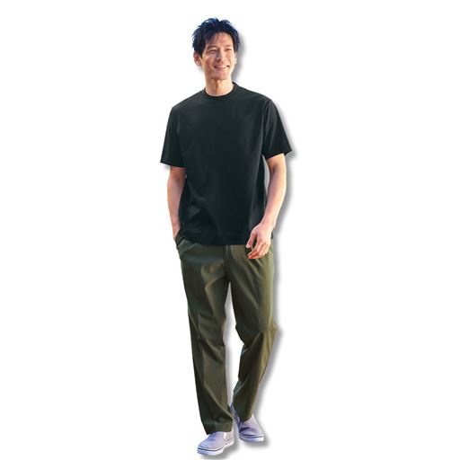 背面ドットメッシュジャケットインTシャツ