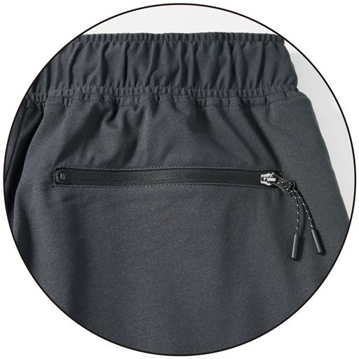 右後ファスナー付きポケット