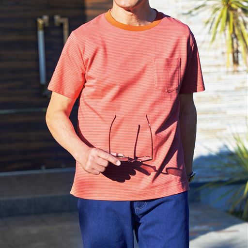 サーモンピンク<br>コーディネート例