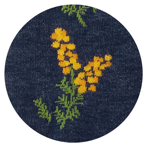 ネイビー柄拡大