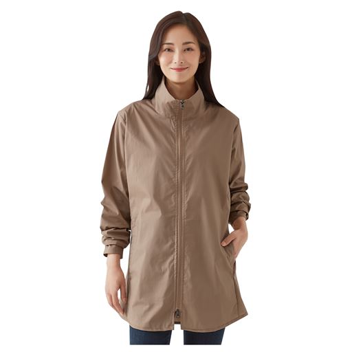 モカ<br>ファスナーを閉めた状態