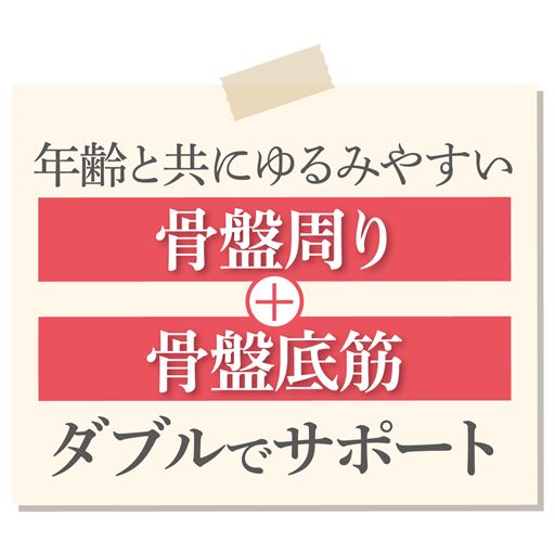 ダブルサポート機能で快適な履き心地へ