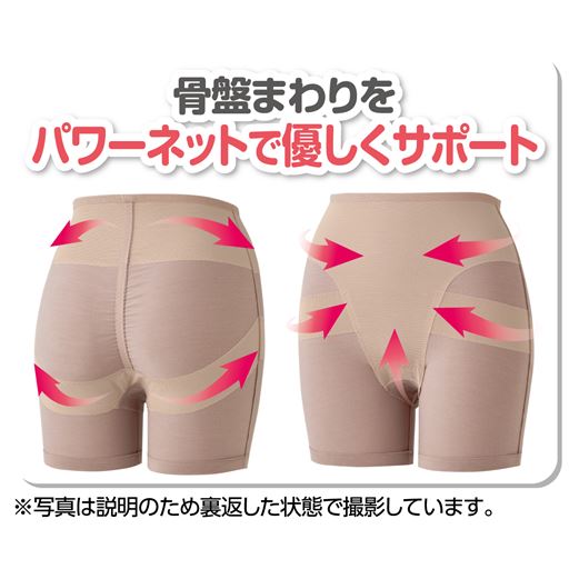 骨盤まわりを優しくサポート