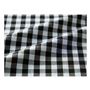 ギンガムチェック(ブラック)生地拡大