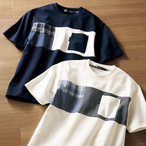 2色展開(上からネイビー、ホワイト)