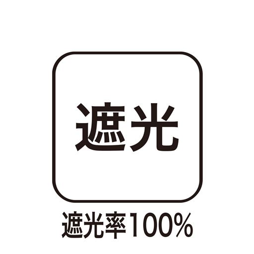 遮光率100%