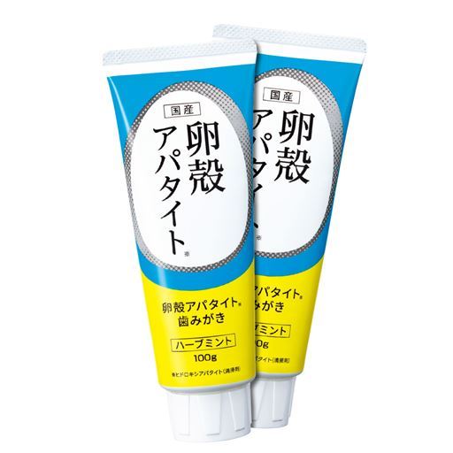 卵殻アパタイト歯みがき(2本組)