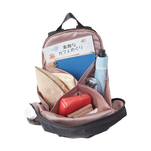 ブラック<br>ガバッと開く!<br>※イメージ