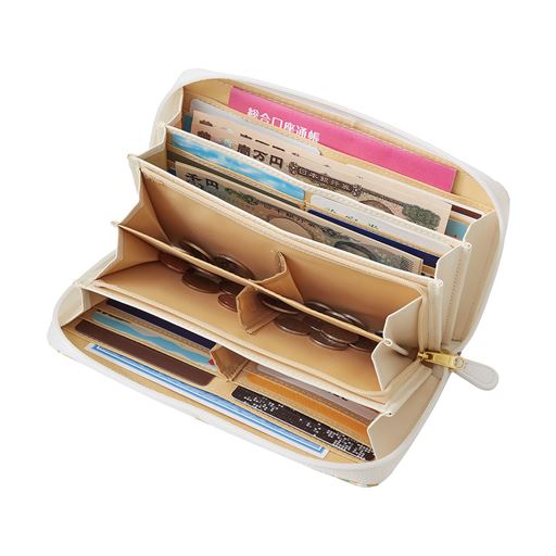 ポイントカードやレシートなどをまとめてポイっと収納できる<br>※イメージ