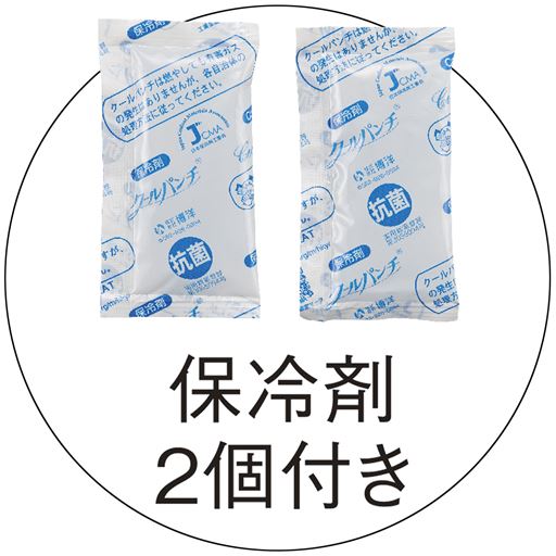 保冷剤2個付き