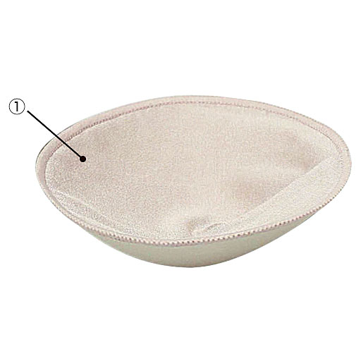 (1)肌側はシルク混でサラリとなめらかな肌触り。