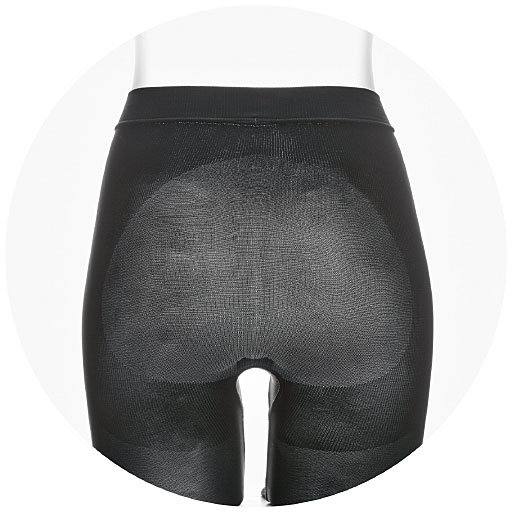 <後ろ>通気性のあるメッシュ編みで快適