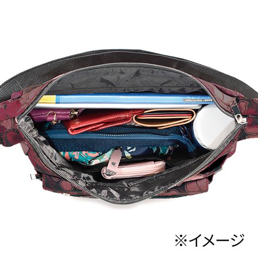 ガバッと開いてたっぷり収納<br>※イメージ