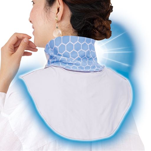 首の後ろ内側にキシリトールプリント<br>※イメージ<br>※商品説明のため、裏返しに着用しています。