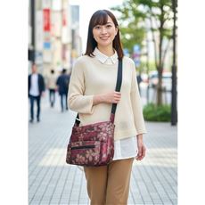 花柄ジャカードのお出かけショルダー