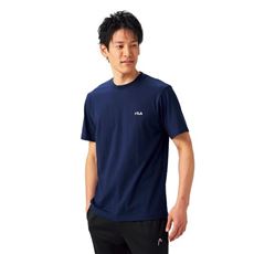 ドライ・刺しゅうワンポイント半袖Tシャツ(フィラ)(吸汗・速乾機能付き)