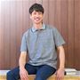 グレー コーディネート例 ※前身頃のみ総柄プリント入り