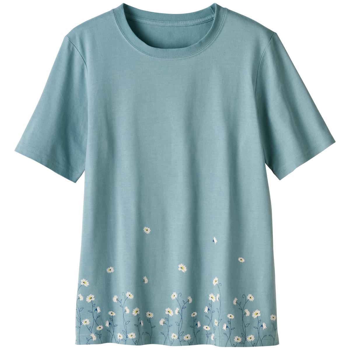 プリントTシャツ(リブ以外綿100%・洗濯機OK) - ファッション通販なら