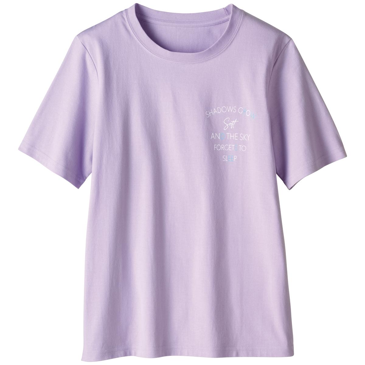 プリントTシャツ(リブ以外綿100%・洗濯機OK) - ファッション通販なら