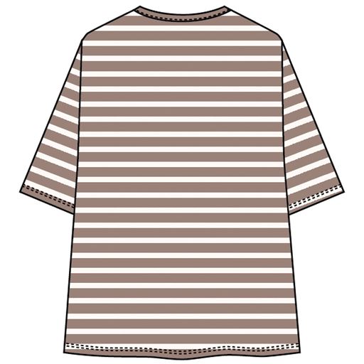 モカのバックスタイルはボーダー