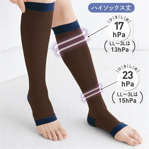 【シリーズ累計販売枚数64万枚突破!(2026年3月末現在)】はいて寝るだけ!翌朝、脚スッキリの目覚め♪おやすみ着圧ソックス「アシスキットR」心地よい段階着圧設計で快適。