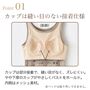 (肌側)カップは部分的に接着