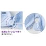 フロントホックの肌側はクッション付きで痛くなりにくい
