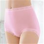 【Toratani&reg;】お腹もすっぽり包み込むはき込み丈深め・同色2枚組 ピンク 着用例