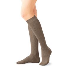 ファミリーリブハイソックス3足組(カラー豊富・21cm～27cm)(ハイソックス)