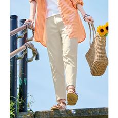 ゆったりレギンスパンツ/細見えが叶うらくちんテーパード(ストレッチ・UVカット・速乾・洗濯機OK)