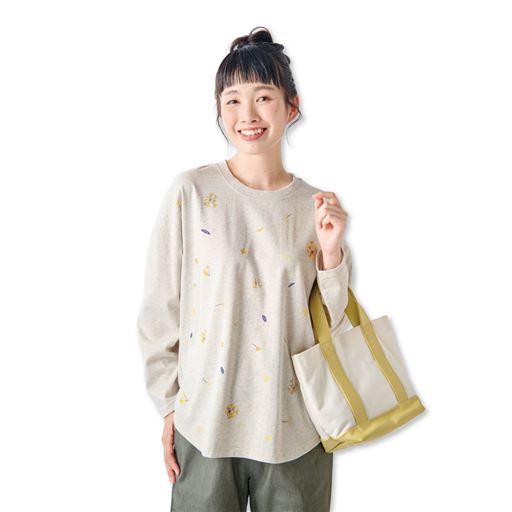 プリントゆるTシャツ(綿100%・洗濯機OK)