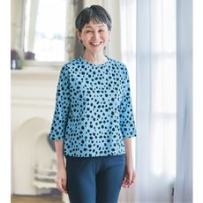 【日本製】接触冷感シルクタッチプルオーバー