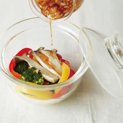 蒸し野菜に。