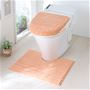 ピーチオレンジ<br>※商品はフタカバーです。トイレマットはCG-521を使用しています。