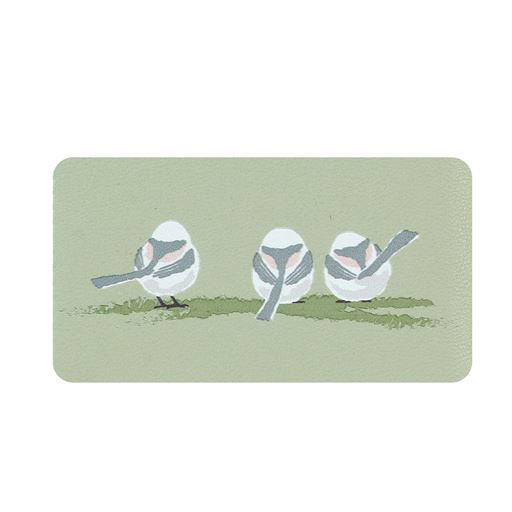 裏面にはシマエナガの後ろ姿♪