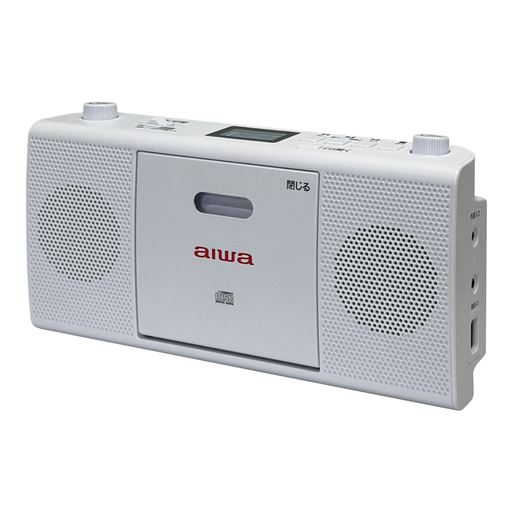 奥行約6.5cm。省スペースなCDプレーヤー
