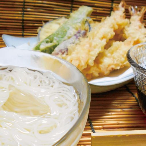 夏に食べたい!そうめんと天ぷらのセットに。