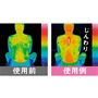 首・背中まわりをじんわり温め!