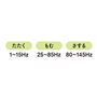 選べる3つのモード。強さ5段階調節可能。