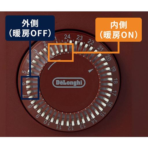 便利な24時間電子タイマー<br>※画像のカラーは販売していません。