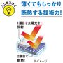 輸送トラック(保冷車・冷凍車)の庫内の温度上昇を抑える塗装技術をシール状に! さらに目に見えない細かい空気の層を重ねることで太陽光の熱をカットします。