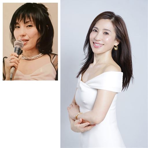 オリジナルメソッド「YUMIKO式 筋膜リフト美顔セルフケア」の考案者 佐藤由美子さん監修<br>(左)43歳→(右)56歳