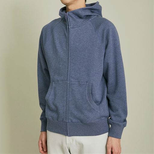 (パーカ)アッシュブルー<br>コーディネート例