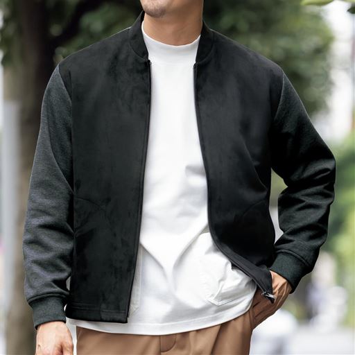 (ブルゾン)ブラック コーディネート例