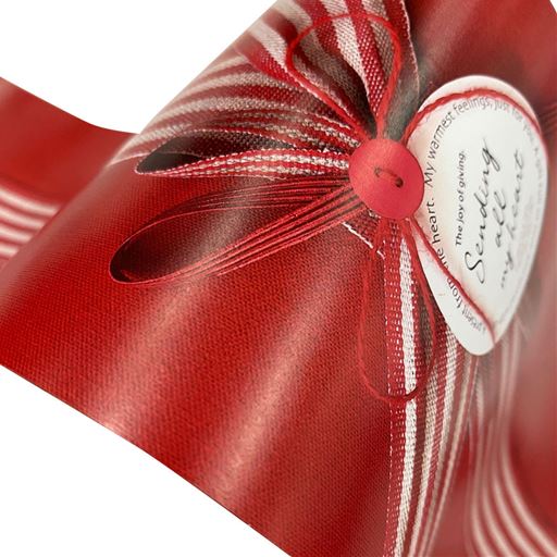 リアルな装飾をプリントした掛け紙