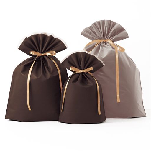 ブラウン系<br>※ラッピングの中に入れる商品サイズによって、ラッピング袋の風合いが異なる場合がございます。