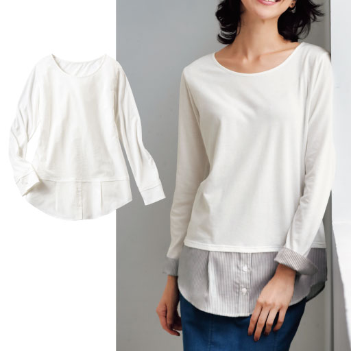 裾シャツtシャツ セシール Cecile