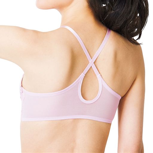 ストラップがずれにくいブラ ソフトワイヤー入り 3 4カップ セシール Cecile ストラップがずれにくいブラ ソフトワイヤー入り 3 4カップ セシール Cecile